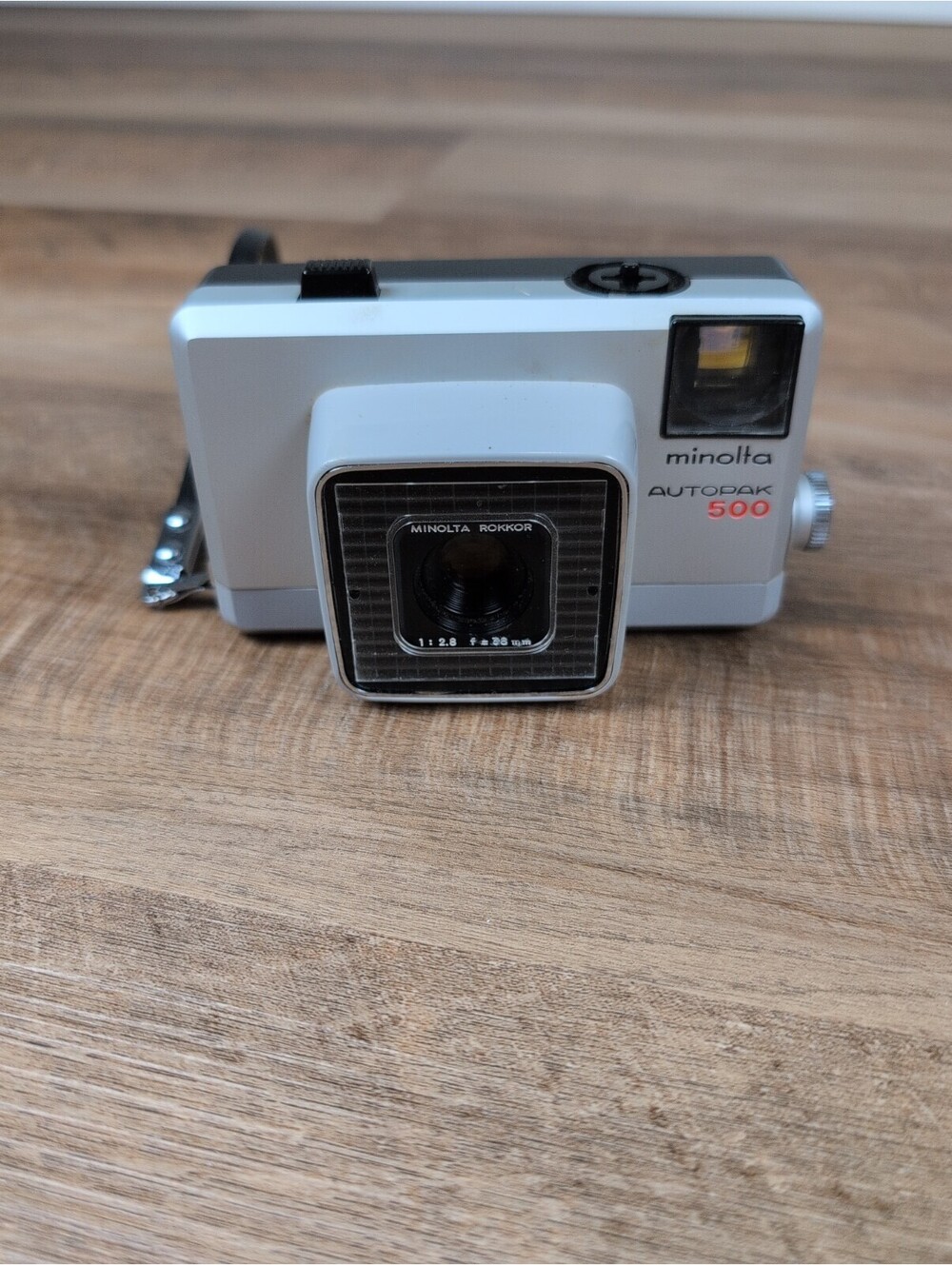 Vintage Minolta Autopak 500 126-Film Camera Rokkor 38mm f/2.8 – Japan